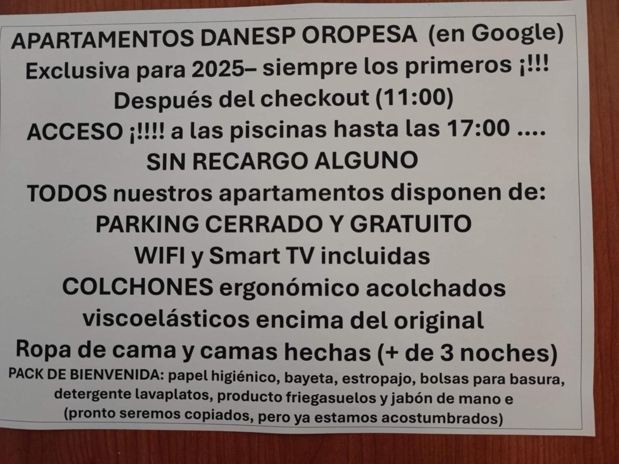 Danesp-playa De Les Amplaries Marina Dor- Frontales Al Mar Apartamento *